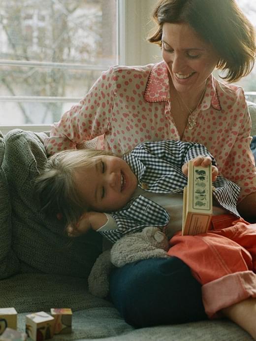 When Mom smiles at me, I feel special.